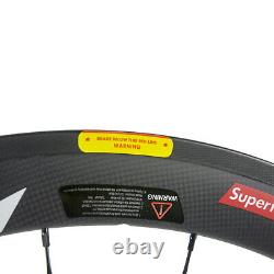 700C Bicycle Wheels 50mm Carbon Wheelset Clincher USA In Stock Cycle Wheel Hot