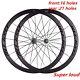 700C Carbon Fiber Bike Wheels hub 30/40mm Road Bicycle Rim Brake Wheelset 16/20H
