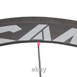 700C Carbon Fiber Clincher Road Bike 50mm Wheelset Sapim CX-Ray Spoke only 1460g