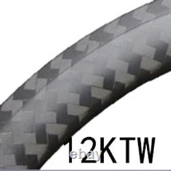 700C Carbon Fiber Disc Bike Wheels 25mm 23mm Width Track Fixed Gear Wheelset