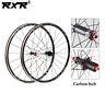 700C Carbon Fiber Hub Road Bike 5 Bearings Wheelset 30mm Rims Front Rear Wheels