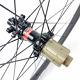 700C Carbon Fiber Road Bike Disc Wheels 38x25mm Bicycle Wheelset 1580g Tubeless