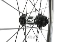 700C Carbon Fiber Road Bike Wheelset Clincher /Tubeless Disc Brake Wheels