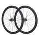 700C Carbon Fiber Road Wheelset Deep 38/46/50/60mm Disc Brake Clincher/Tubeless