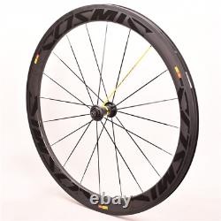 700C Carbon Fiber Wheels 38/50/60mm Depth Racing Road Bike Wheelset Cosmic