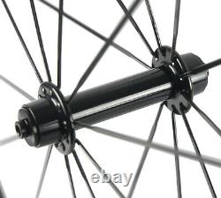 700C Carbon Fiber Wheels 38mm 23mm Clincher Road Bike Carbon Wheelset UD Matte