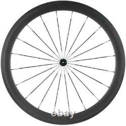 700C Carbon Fiber Wheelset 50mm Depth 23mm Width Road Bike Wheels Rim Clincher