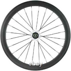 700C Carbon Fiber Wheelset 50mm Depth 23mm Width Road Bike Wheels Rim Clincher