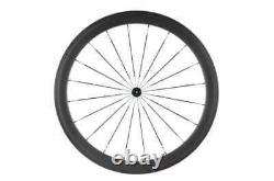 700C Carbon Fiber Wheelset 50mm Depth 23mm Width Road Bike Wheels Rim Clincher