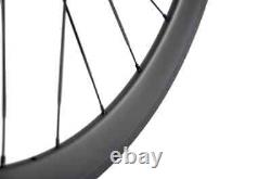 700C Carbon Fiber Wheelset 50mm Depth 23mm Width Road Bike Wheels Rim Clincher