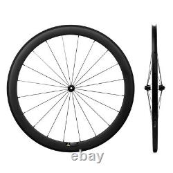 700C Carbon Fiber Wheelset Clincher Road Bike Wheels With DT350 Hub Race Wheel