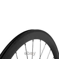 700C Carbon Fiber Wheelset Clincher Road Bike Wheels With DT350 Hub Race Wheel