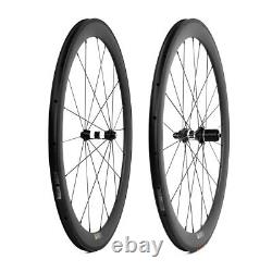 700C Carbon Fiber Wheelset Clincher Road Bike Wheels With DT350 Hub Race Wheel
