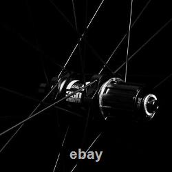 700C Carbon Fiber Wheelset Clincher Road Bike Wheels With DT350 Hub Race Wheel