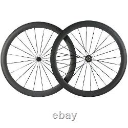 700C Carbon Road Bike Wheelset fit for Shimano Speed 50mm Clincher Wheels in USA