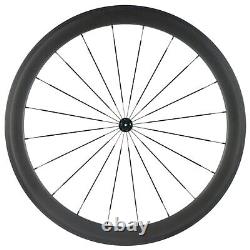 700C Carbon Road Bike Wheelset fit for Shimano Speed 50mm Clincher Wheels in USA