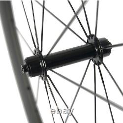 700C Carbon Road Bike Wheelset fit for Shimano Speed 50mm Clincher Wheels in USA