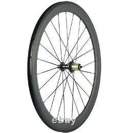 700C Carbon Wheels 50mm 25mm U Shape Clincher Carbon Wheelset Road Bike Bicycle