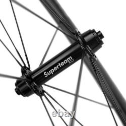 700C Carbon Wheelset New Superteam Wheels 50mm Road Bicycle Wheels