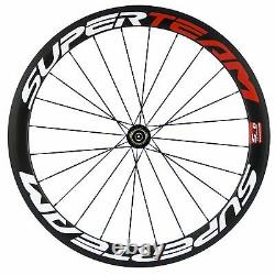 700C Clincher Wheels Carbon 50mm Wheelset R13 Hub Shiman0 10/11 Superteam Road