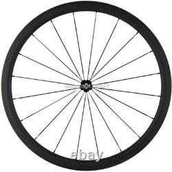 700C Full Carbon Fiber Bicycle Wheels 25mm Width U Shape Road Bike Wheelset
