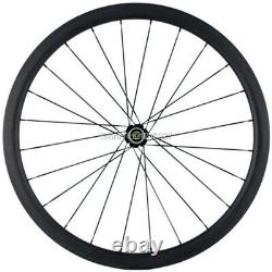 700C Full Carbon Fiber Bicycle Wheels 25mm Width U Shape Road Bike Wheelset