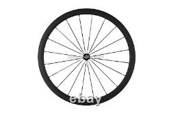 700C Full Carbon Fiber Bicycle Wheels 25mm Width U Shape Road Bike Wheelset