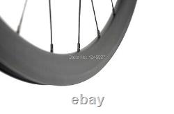 700C Full Carbon Fiber Bicycle Wheels 25mm Width U Shape Road Bike Wheelset