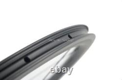 700C Full Carbon Fiber Bicycle Wheels 25mm Width U Shape Road Bike Wheelset