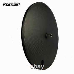 700C Full Carbon Fiber Road Bike Wheels 23mm Width Clincher Bicycle Wheelset