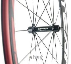 700C Full Carbon Fiber Wheels 50mm Roac Bike Racing Wheelset 23mm Width Matte
