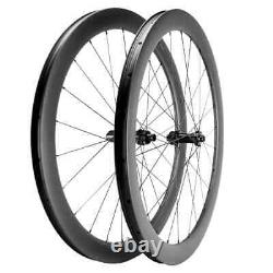 700C Full Carbon Fiber Wheelset 50mm Depth Disc Brake Road Bike Wheels Tubeless