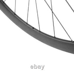 700C Full Carbon Fiber Wheelset 50mm Depth Disc Brake Road Bike Wheels Tubeless