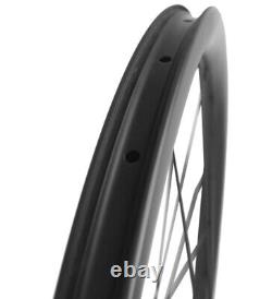 700C Gravel Bike Carbon Wheels 38mm 31mm Tubeless Disc Brake Carbon Wheelset UD