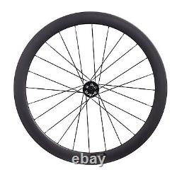 700C Novatec Hub 50mm tubular Full Carbon Front Rear Wheels Disc Brake Wheelset