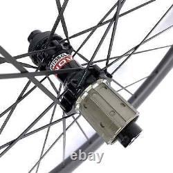700C Road Bike Carbon Fiber Wheel Set with Depth 50mm Clincher/Tubeless/Tubular