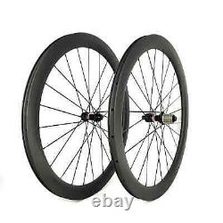 700C Road Bike Carbon Fiber Wheel Set with Depth 50mm Clincher/Tubeless/Tubular