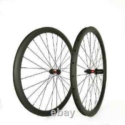 700C Road Bike Carbon Fiber Wheel Set with Depth 50mm Clincher/Tubeless/Tubular