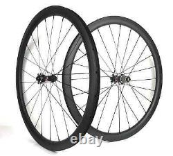 700C Road Bike Carbon Fiber Wheel Set with Depth 50mm Clincher/Tubeless/Tubular