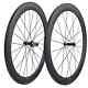 700C Road Bike Carbon Fiber Wheels Straight Pull Hub 60mm 3K or UD Matte Glossy