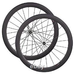 700C Road Bike Carbon Wheelset with NovatecAS511SBFS522SB Vbrake Hub 20/24 Holes