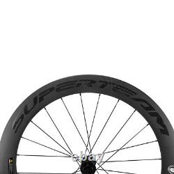700C Road Bike Disc Brake Carbon Wheels 60mm Clincher Disc Brake Carbon Wheelset