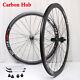 700C Road Racing Bike Wheels Carbon/Aluminum Hub Bicycle Wheelset Rim Disc Brake