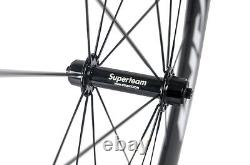 700C Superteam Carbon Wheelset 88mm Road Bike Wheels Factory Bicycle Wheelset