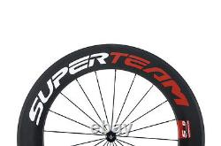700C Superteam Carbon Wheelset 88mm Road Bike Wheels Factory Bicycle Wheelset