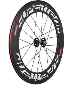 700C Track Carbon Wheelset 88mm Fixed Gear Wheels Single Bicycle Carbon Wheels