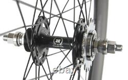 700C Track Carbon Wheelset 88mm Fixed Gear Wheels Single Bicycle Carbon Wheels