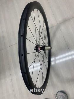 700C disc brake wheel 38mm tubeless 25mm width with Novatec D792 hub rear wheel