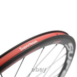 700c 38mm Bicycles Carbon Wheelset Front&Rear Wheels R13 Hub Clincher Wheel