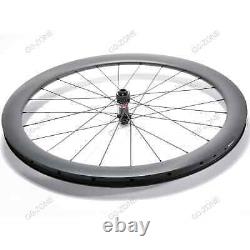 700c Carbon Wheels Disc Brake Hook Hookless Center Lock / 6 Bolts Bike Wheelset